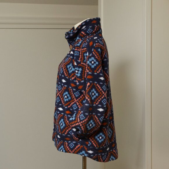Southwest Print Cozy Sherpa Fleece 1/2 Zip Jacket | NWOT - Picture 3 of 5